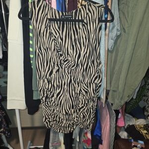 INC International Concepts Zebra Print Top